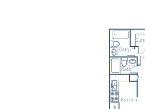 C1 Floor Plan C1 Floor Plan at The Pointe at Midtown, North Carolina, 27609